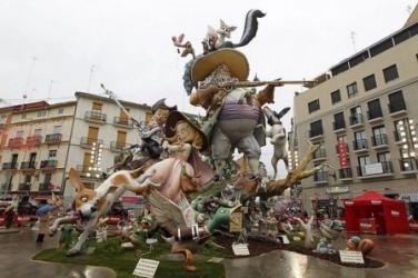 Ejemplo de Falla rematada con césped en tepe